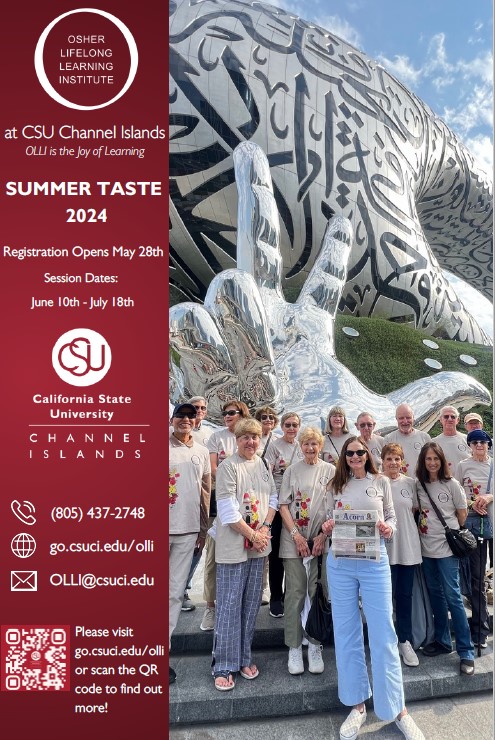 OLLI 2024 Summer Taste Catalog Cover