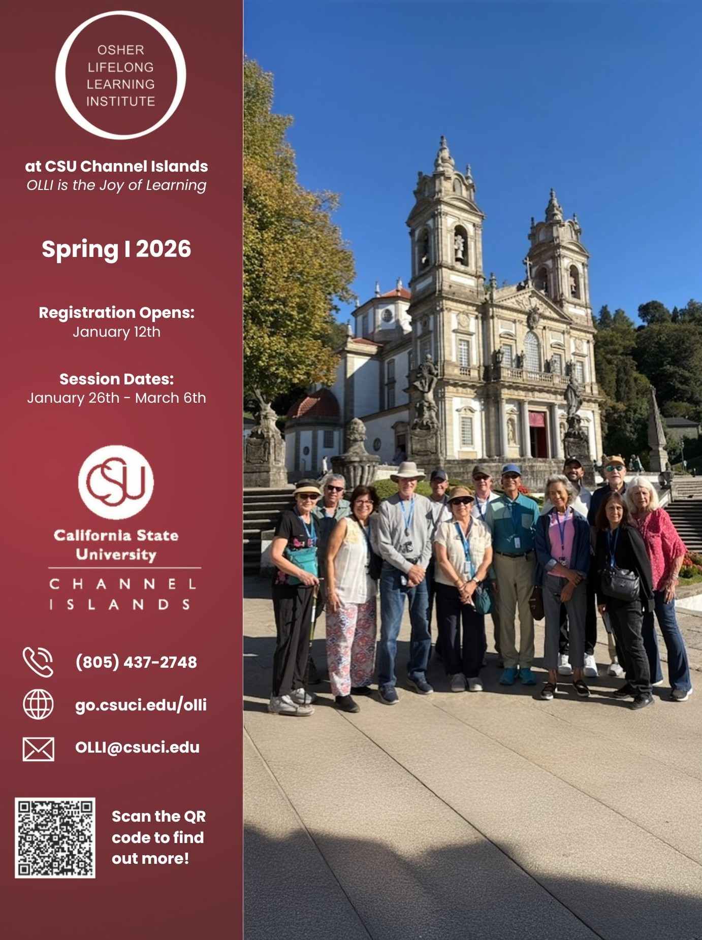 OLLI Spring I 2026 Catalog Cover
