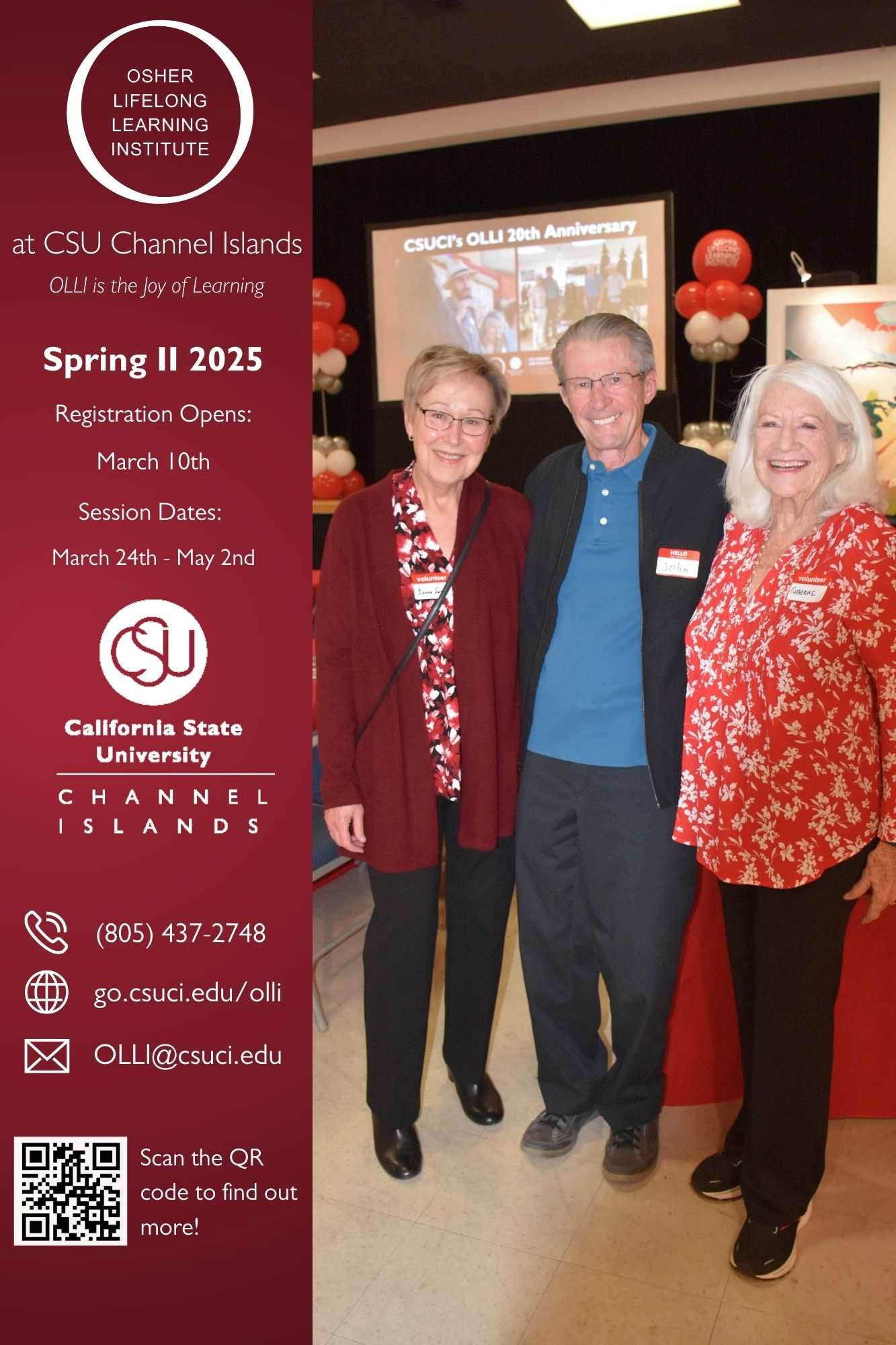 OLLI Spring I 2025 Catalog Cover