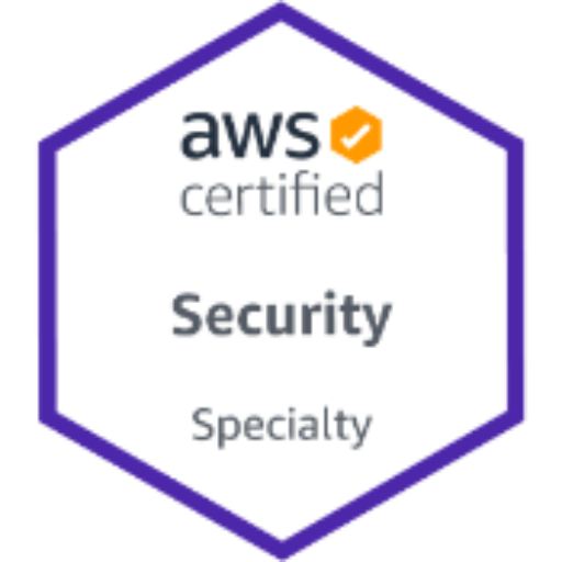 AWS Certificate Completion Badge for Security Specialty