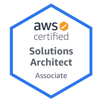 AWS Certificate Completion Badge for Solutions Architect Associate